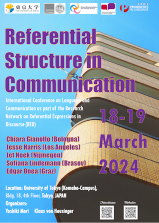 Referential Structure in Communication (RED 2024)